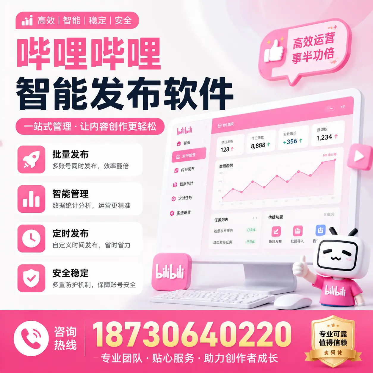 如何评估哔哩哔哩智能发布软件的ROI？鞍山 企业必读