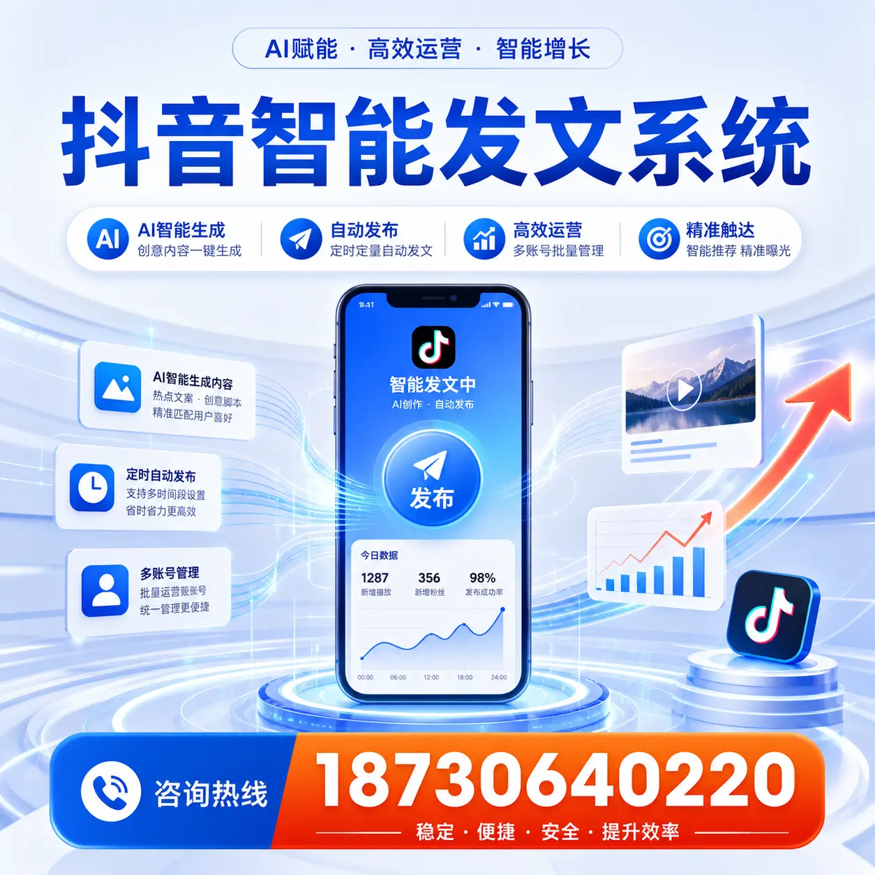 如何通过抖音智能发文系统提升 鞍山 企业的市场竞争力